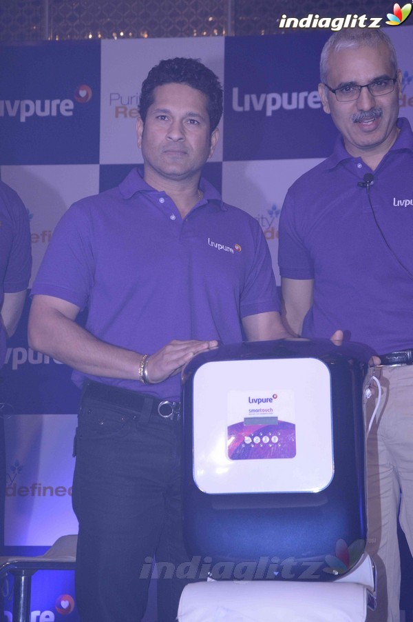 Sachin Tendulkar Launches Livpure Water Purifier