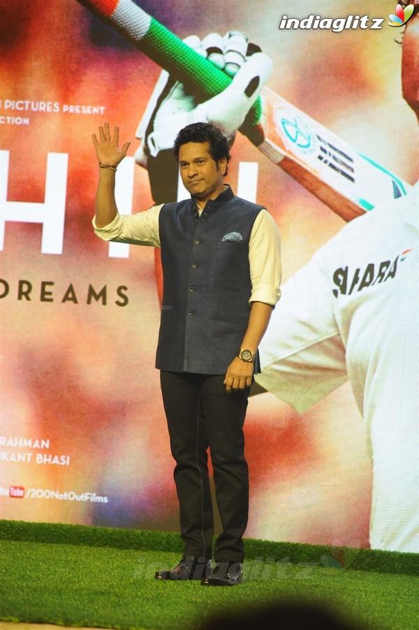 Sachin Tendulkar's Biographical Film 'Sachin: A Billion Dreams' Song Launch