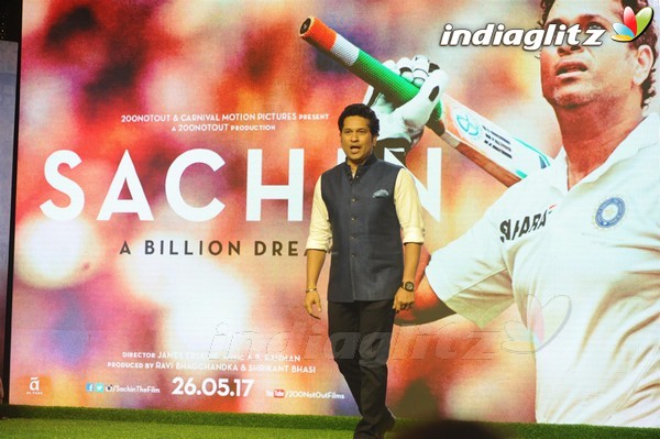 Sachin Tendulkar's Biographical Film 'Sachin: A Billion Dreams' Song Launch