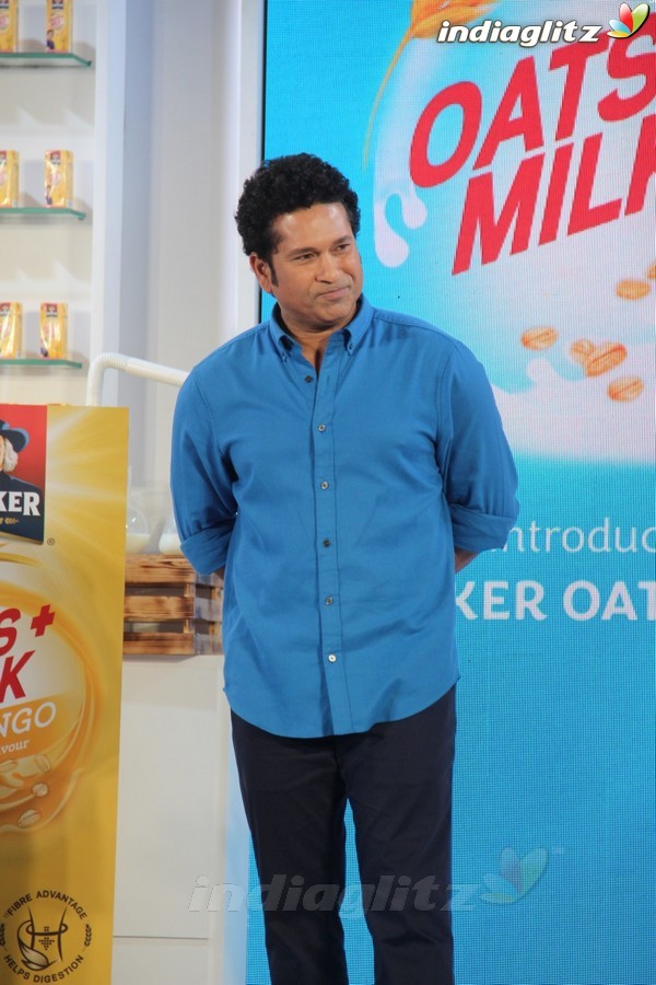 Sachin Tendulkar at Launch of Quaker Oats & Milk