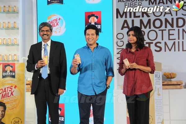 Sachin Tendulkar at Launch of Quaker Oats & Milk