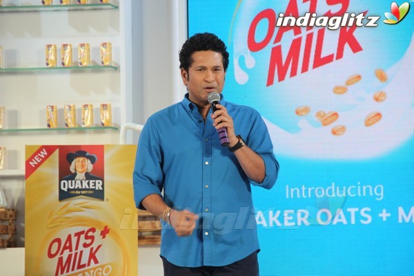 Sachin Tendulkar at Launch of Quaker Oats & Milk