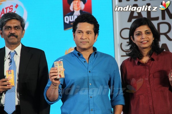 Sachin Tendulkar at Launch of Quaker Oats & Milk