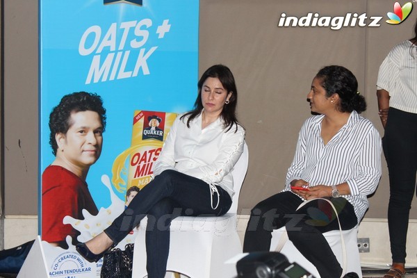 Sachin Tendulkar at Launch of Quaker Oats & Milk