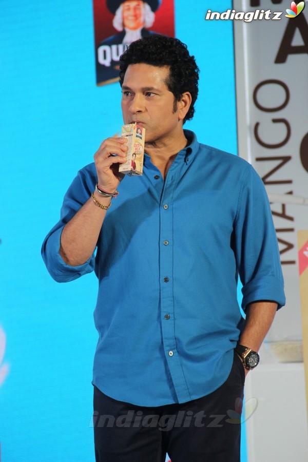 Sachin Tendulkar at Launch of Quaker Oats & Milk