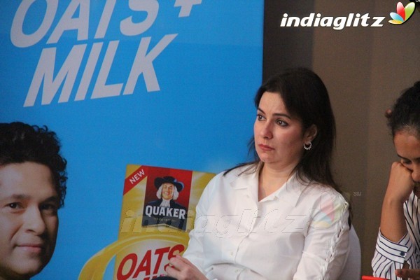 Sachin Tendulkar at Launch of Quaker Oats & Milk