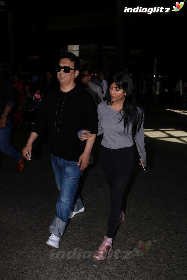 Sajid Nadiadwala Spotted at Airport