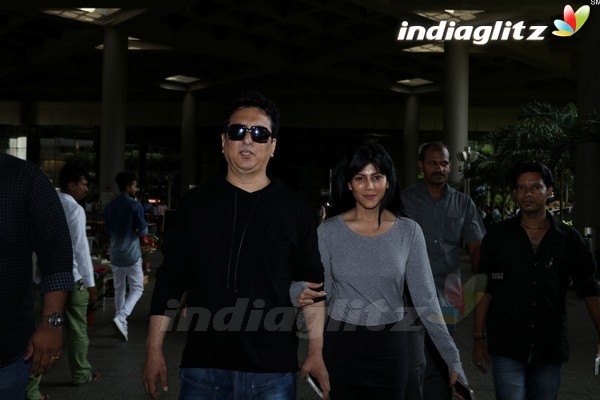 Sajid Nadiadwala Spotted at Airport