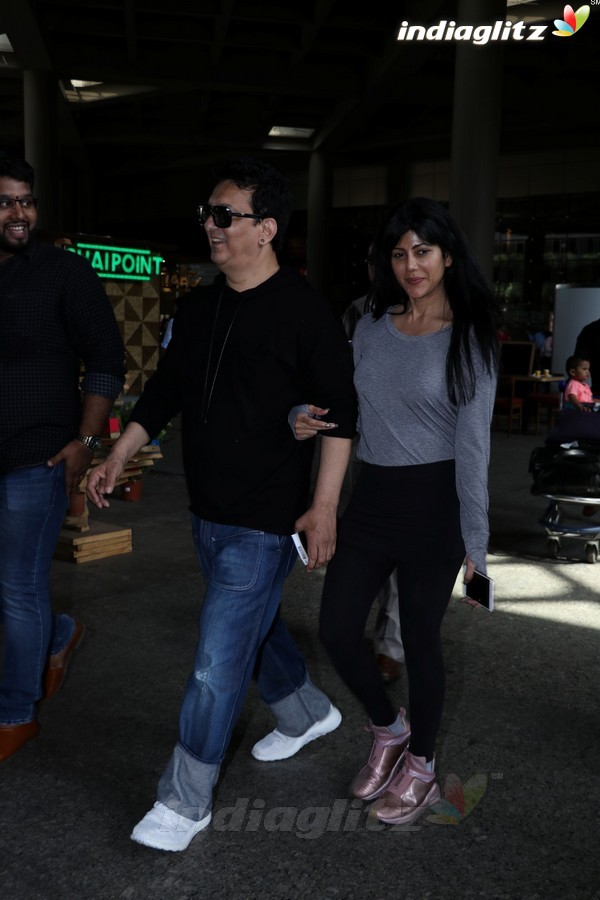 Sajid Nadiadwala Spotted at Airport