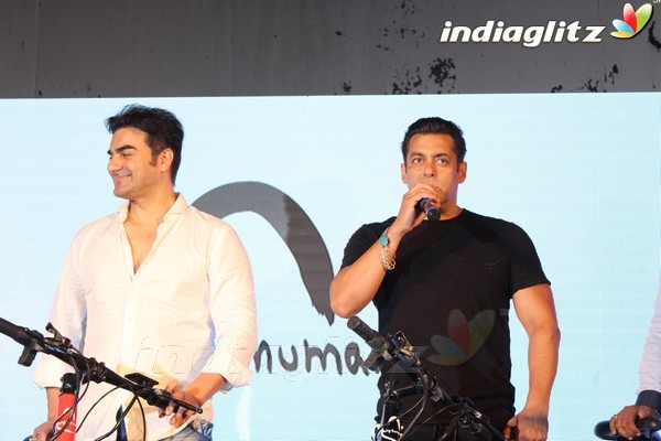 Salman Khan at Launch of Being Human Electric Cycles