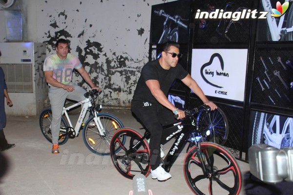 Salman Khan at Launch of Being Human Electric Cycles