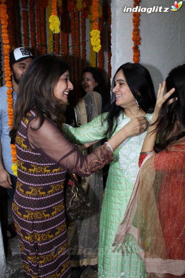 Shraddha Kapoor Celebrates Ganesh Chaturthi With Family at Home