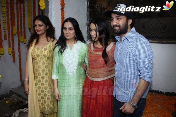 Shraddha Kapoor Celebrates Ganesh Chaturthi With Family at Home