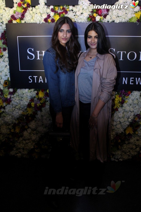 Sonam Kapoor & Rhea Kapoor at 'Rheson' A New Clothing Brand Launch