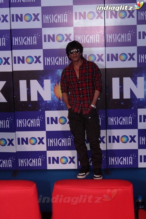 Shah Rukh Khan Inaugurates New INOX Theatre in Mumbai