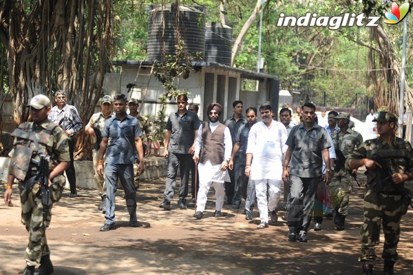 Funeral Ceremony of Suniel Shetty's Father Veerappa Shetty