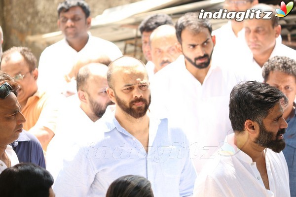 Funeral Ceremony of Suniel Shetty's Father Veerappa Shetty