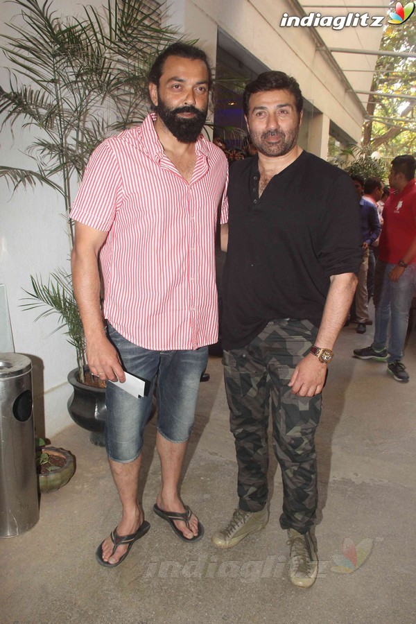 Sunny Deol, Bobby Deol Snapped together at Sunny Super Sound