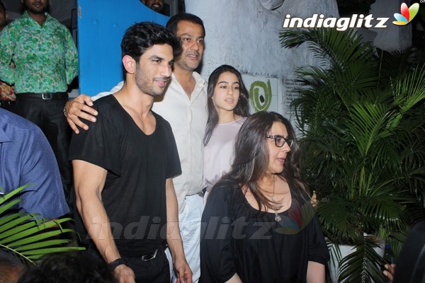 Sushant Singh Rajput, Sara Ali Khan & Amrita Singh Spotted at Olive Bar & Kitchen