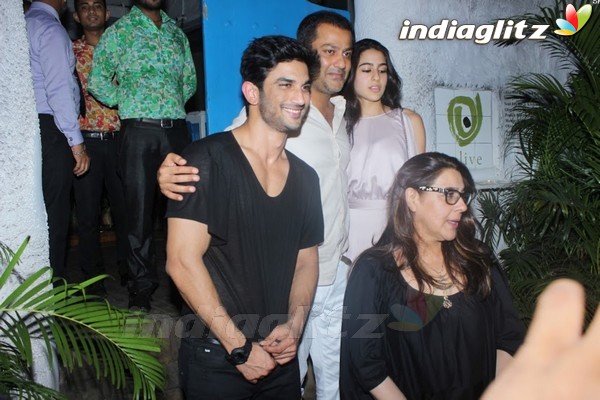 Sushant Singh Rajput, Sara Ali Khan & Amrita Singh Spotted at Olive Bar & Kitchen