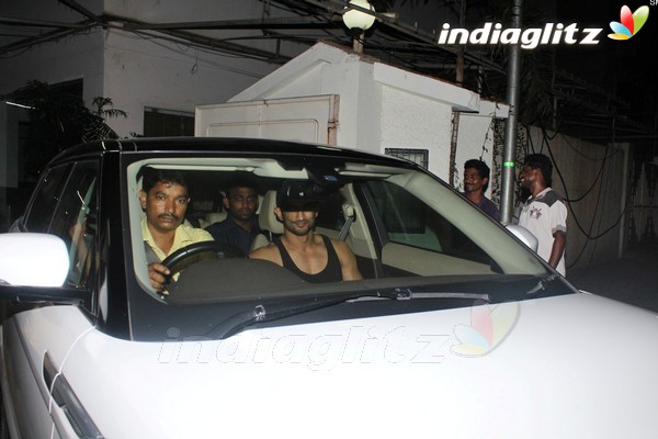 Sushant Singh Rajput Spotted at Korner House Bandra