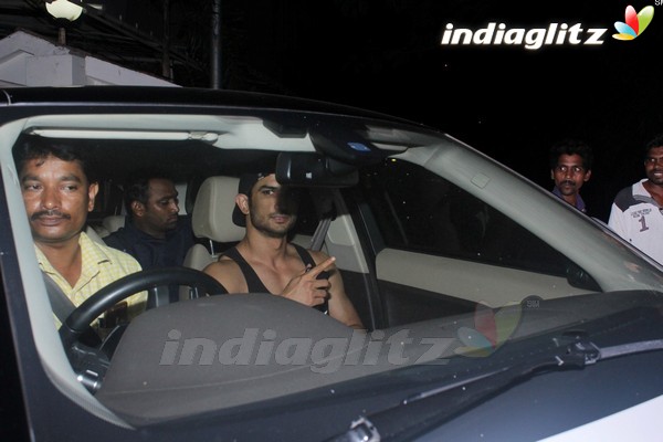 Sushant Singh Rajput Spotted at Korner House Bandra