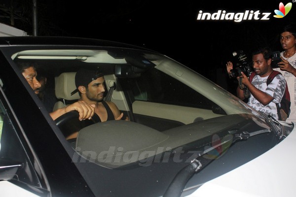 Sushant Singh Rajput Spotted at Korner House Bandra