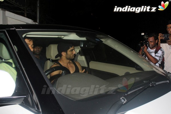 Sushant Singh Rajput Spotted at Korner House Bandra