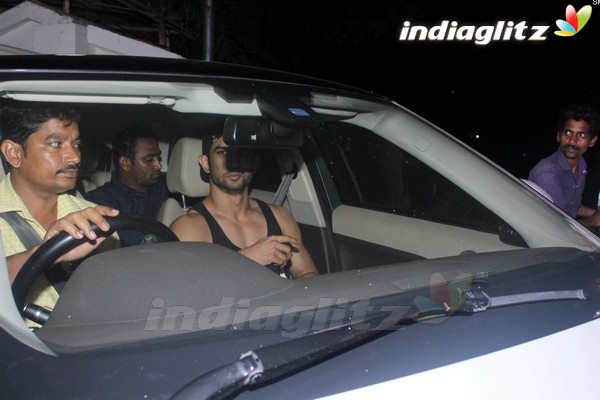 Sushant Singh Rajput Spotted at Korner House Bandra