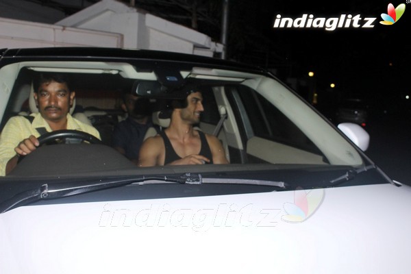 Sushant Singh Rajput Spotted at Korner House Bandra