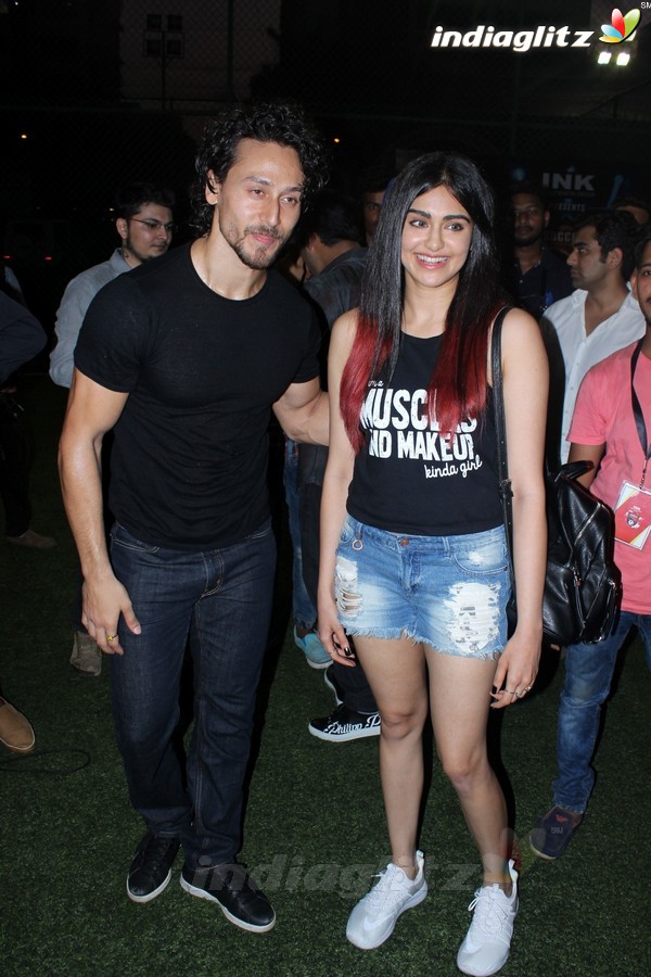 Tiger Shroff & Adah Sharma at Launch of Second Edition of Super Soccer Tournament