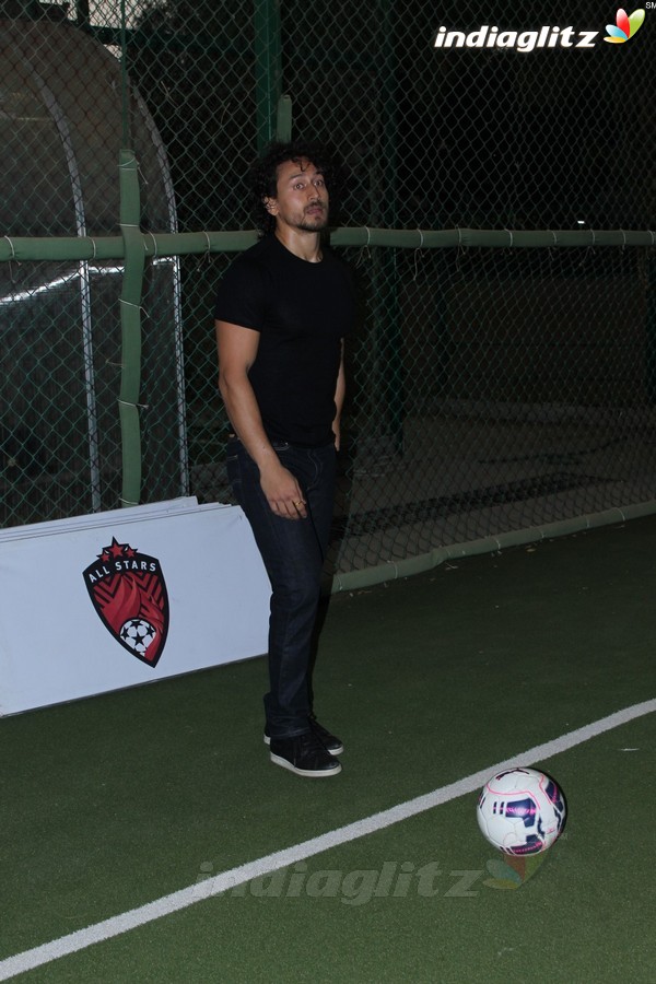 Tiger Shroff & Adah Sharma at Launch of Second Edition of Super Soccer Tournament