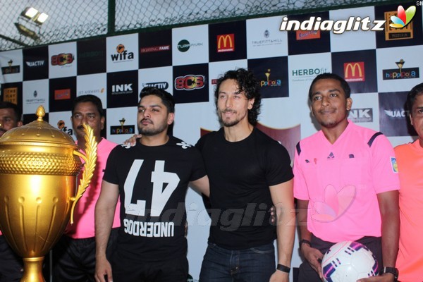 Tiger Shroff & Adah Sharma at Launch of Second Edition of Super Soccer Tournament