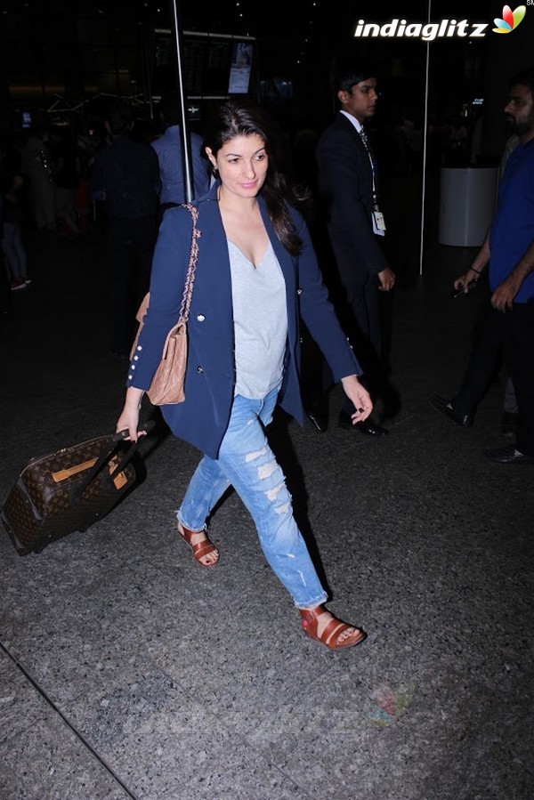 Twinkle Khanna Spotted at International Airport