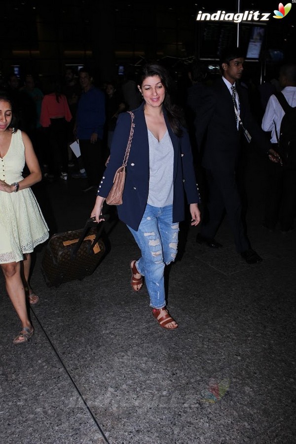 Twinkle Khanna Spotted at International Airport