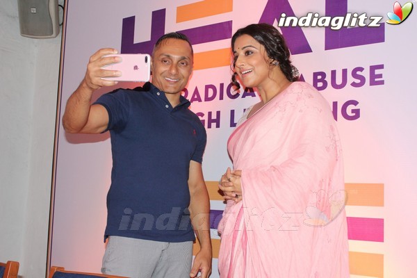 Vidya Balan & Rahul Bose at Launch Special Cause Initiative Regarding Child Sex Abuse