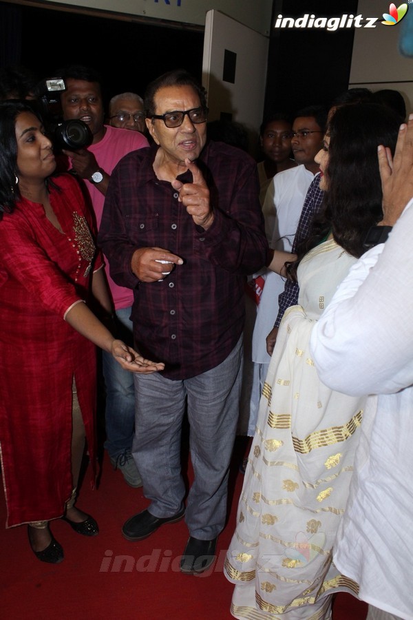 Dharmendra & Vivek Oberoi at Spiritual Talk & Felicitation