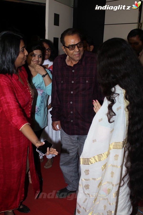 Dharmendra & Vivek Oberoi at Spiritual Talk & Felicitation