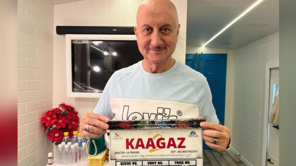 Anupam Kher shares an update on Kaagaz 2