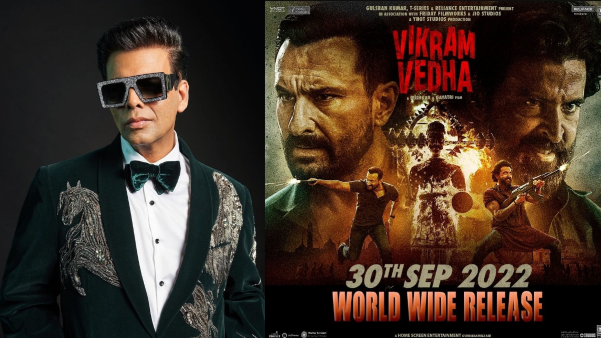 Karan Johar is all praises for Hrithik and Saifs Vikram Vedha