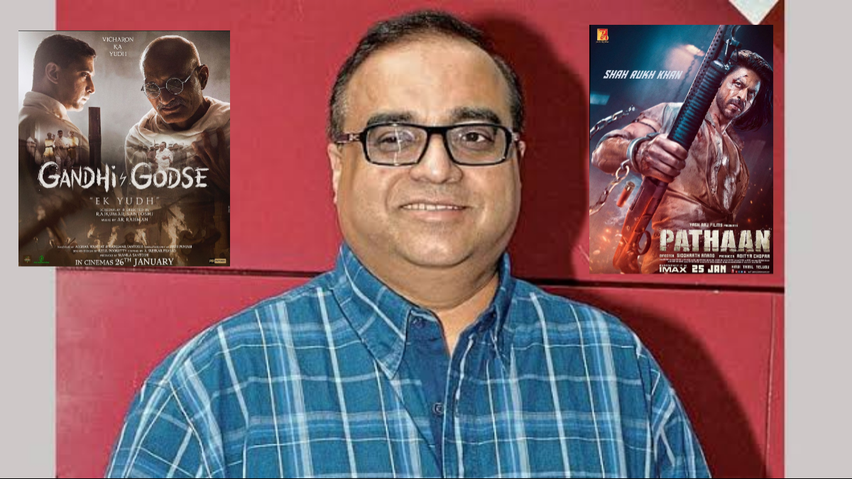 Rajkumar Santoshi not worried about Gandhi Godse clashing with Pathan