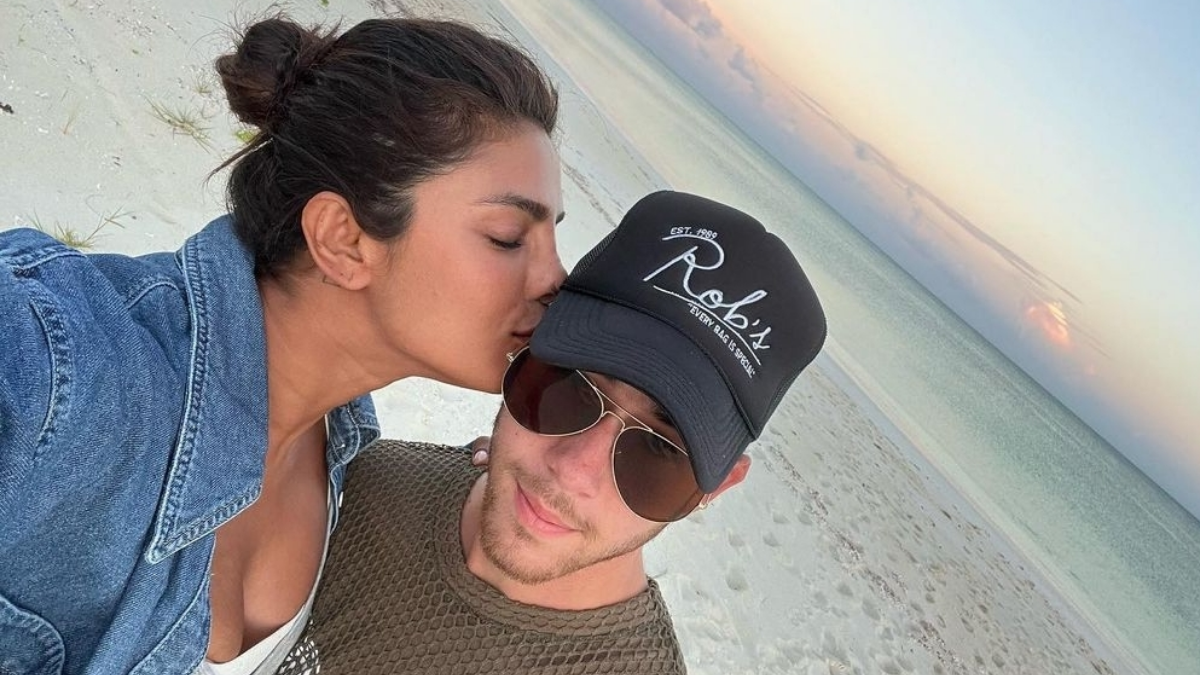 I get affirmations from him all the time. - Priyanka Chopra on husband Nick Jonas 