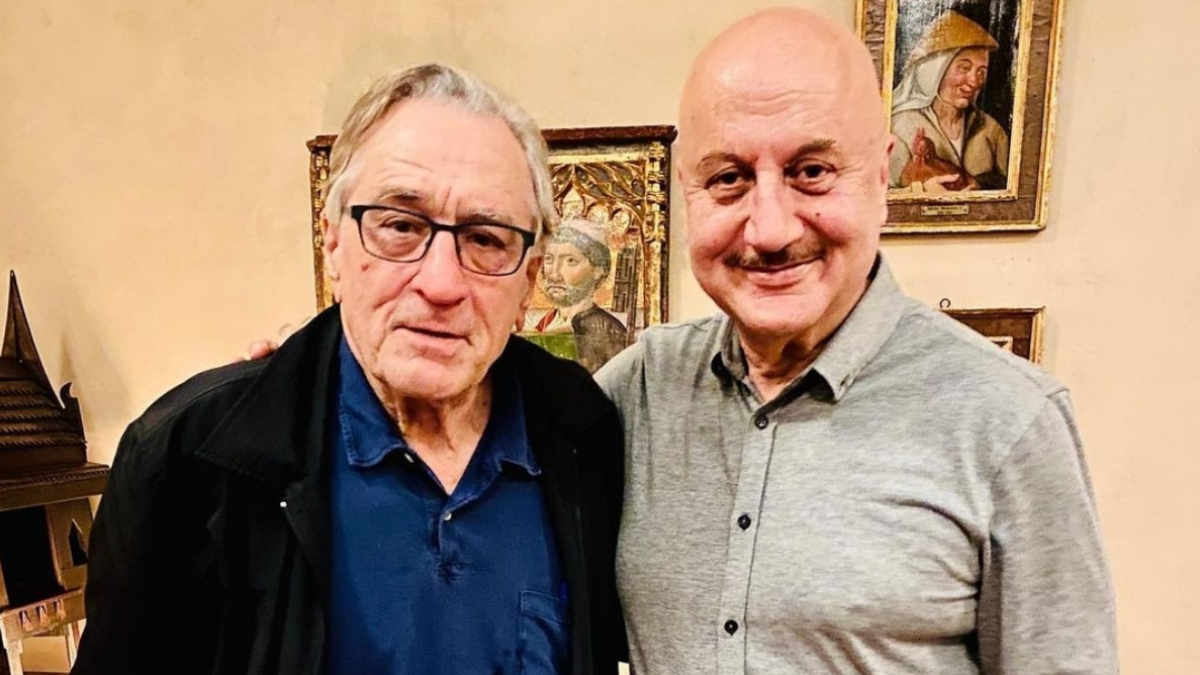 Anupam Kher dines with The Godfather himself 