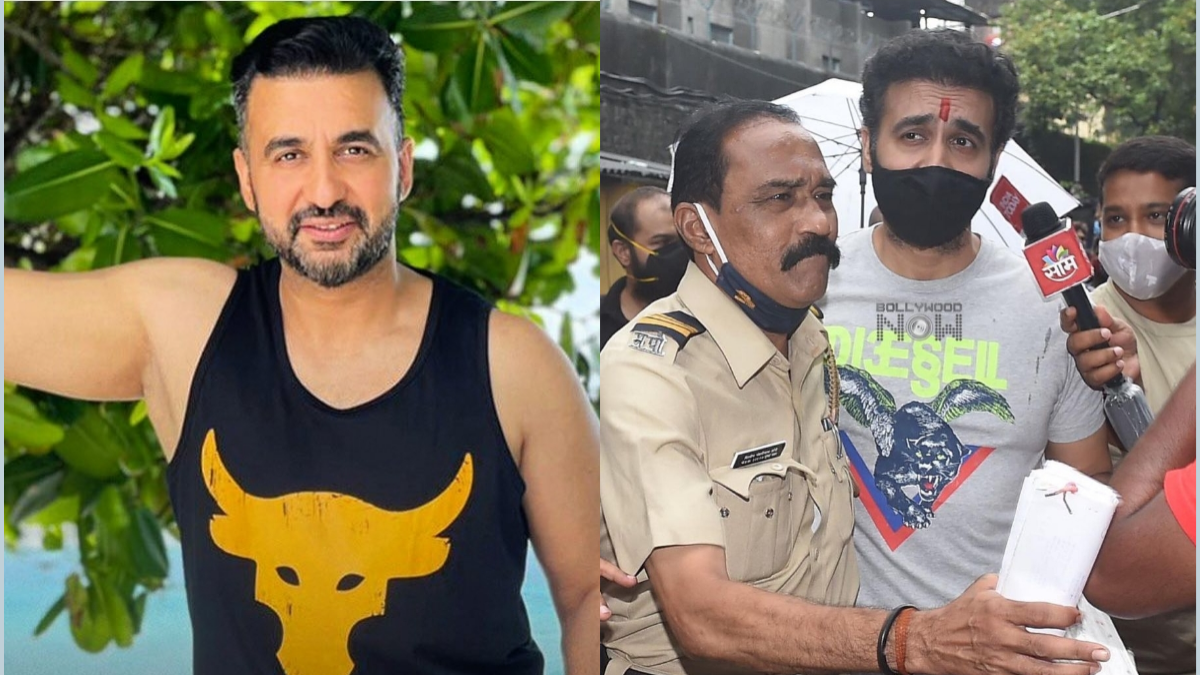 Raj Kundra returns home after getting bail 