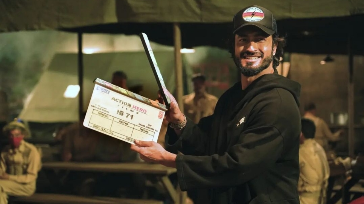 Vidyut Jamwal shares a bts clip from his upcoming thriller flick IB71