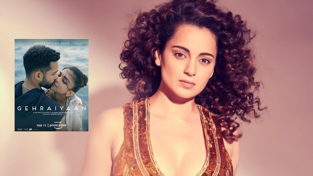 Kangana Ranaut indirectly calls Gehraiyaan trash and pornographic 