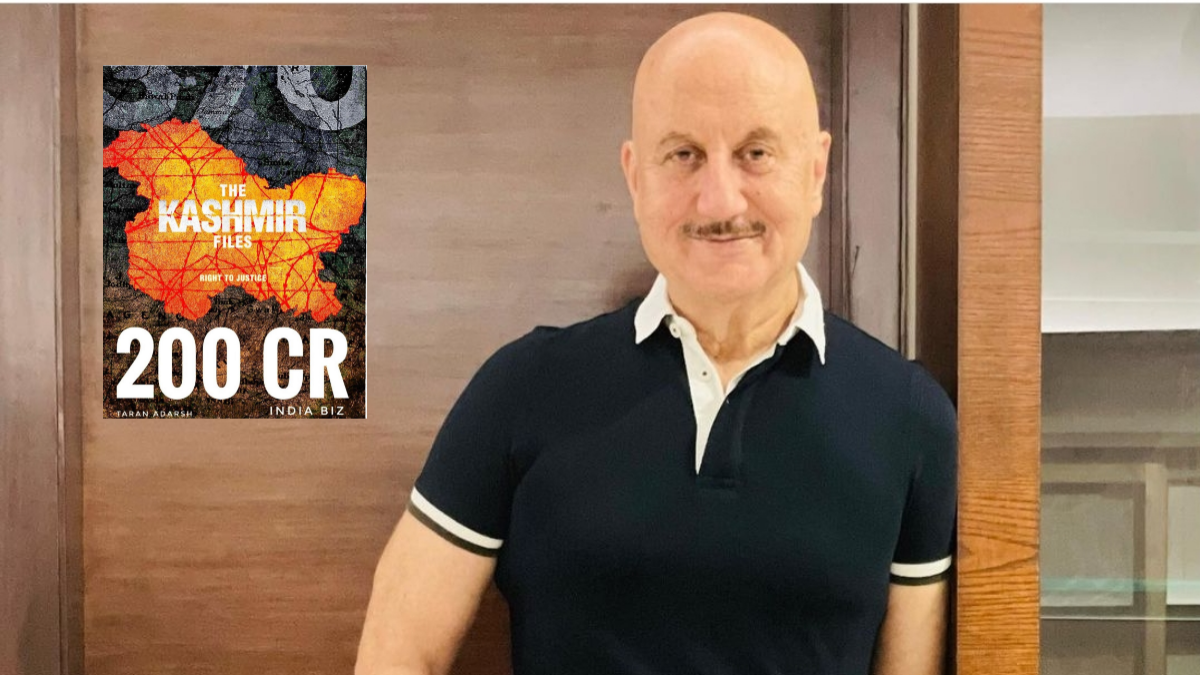 Anupam Kher shares a heartfelt note after The Kashmir Files enters 200 crore club 