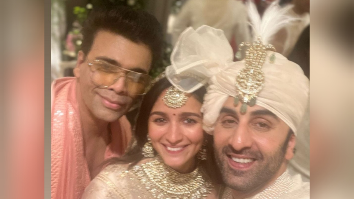 Karan Johar shares a heartfelt wish for newlyweds Alia and Ranbir