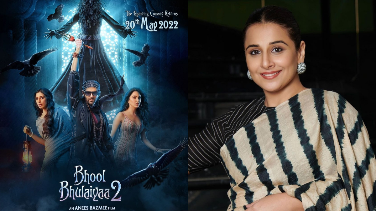 Vidya Balan is all praises for Bhool Bhulaiya 2 trailer. Kartik Aaryan reacts 