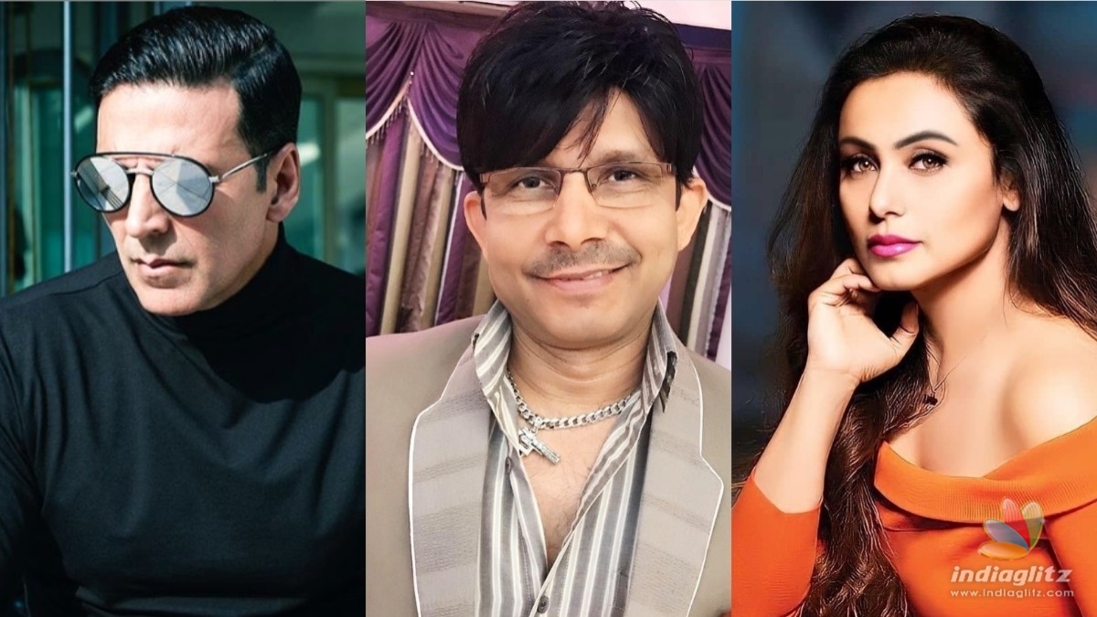 KRK makes terrible remarks about Akshay Kumar and Rani Mukherjee